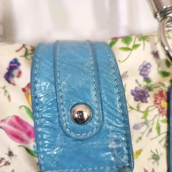 Y2K Floral multi colored Shoulder Bag with long strap. Brand new - Picture 15 of 15